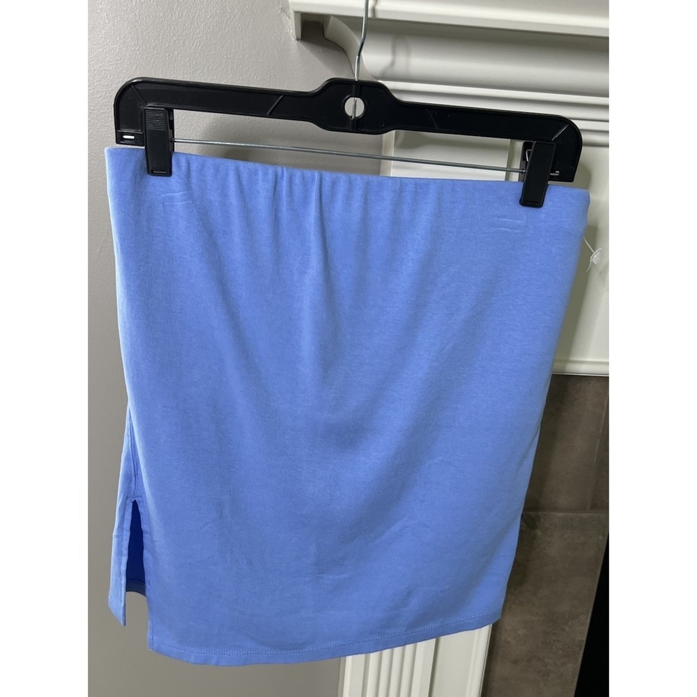 Free People We The Free Periwinkle Blue Strapless top Size XL